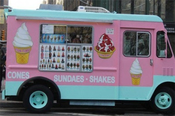 流动冰淇淋车